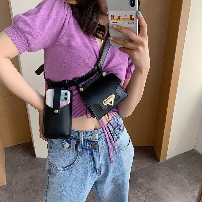 Trendy fashion all-match crossbody chest bag