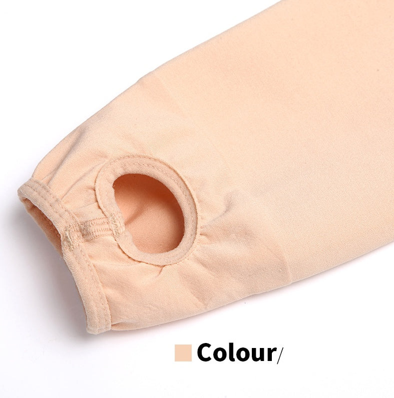 High-waisted abdomen leggings