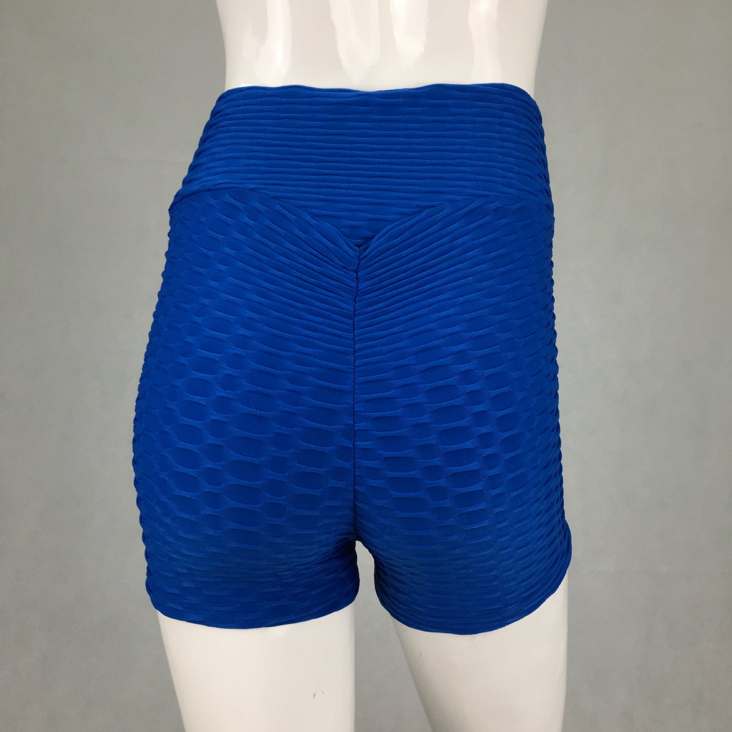 Jacquard sports solid color stretch running shorts