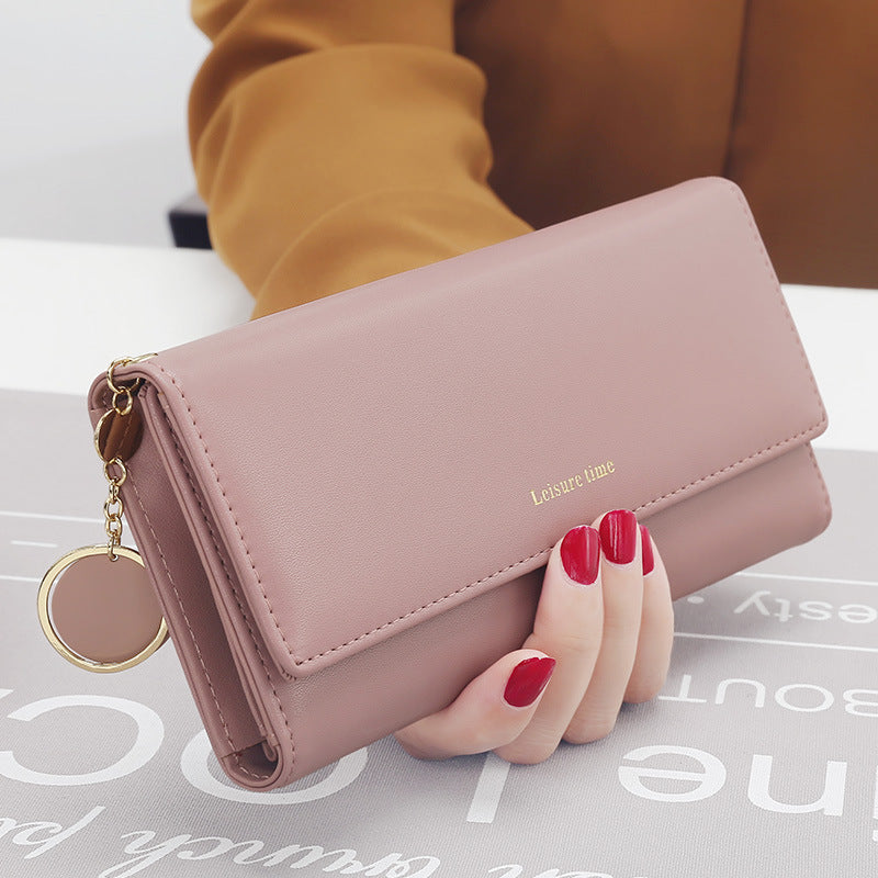 Lady holding wallet