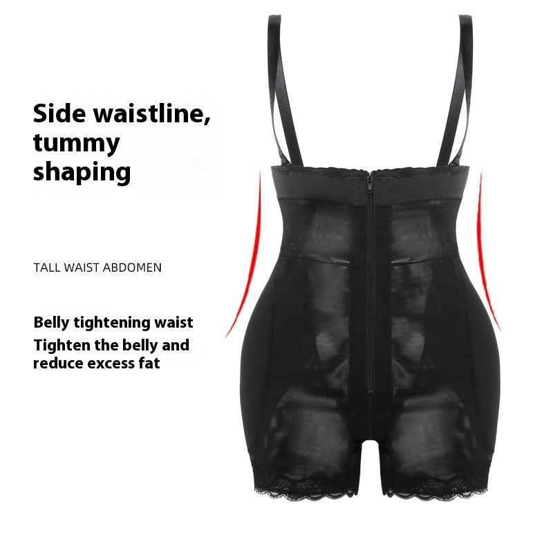 Women's Belly Contracting And Hip Lifting One-piece Corset Sling Waist Contracting