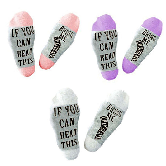 English medium tube men's and women's cotton socks