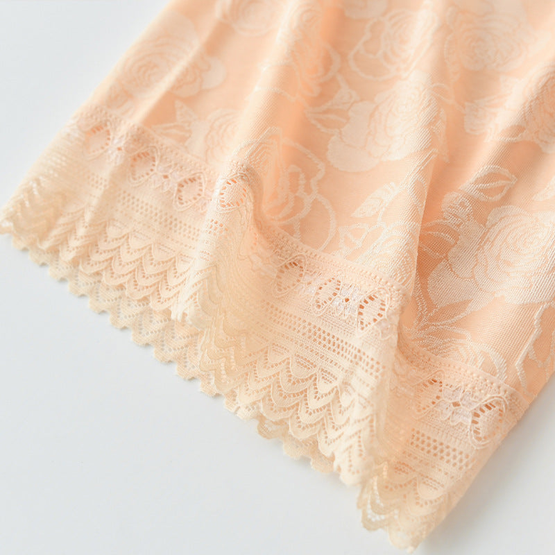 Lace embroidery anti-glare safety pants