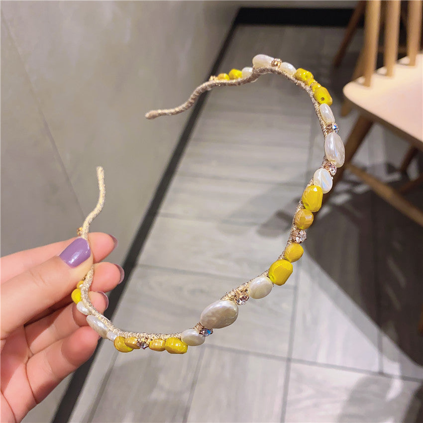 Korean Version of The Forest Fairy Crystal Pearl Hairpin
