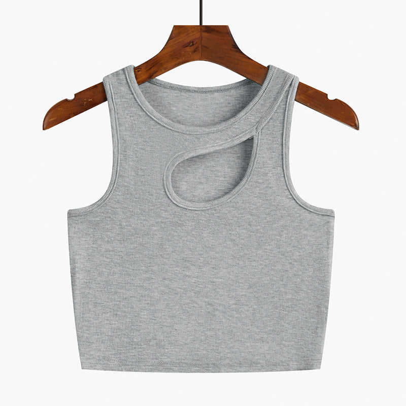 Women's Short Slim Vest Suspenders Early Spring