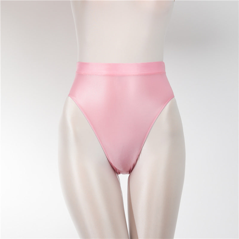 Women's Oily Sheer High Waist Briefs