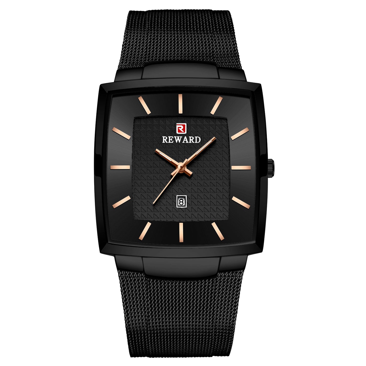 Square personality business men's watch