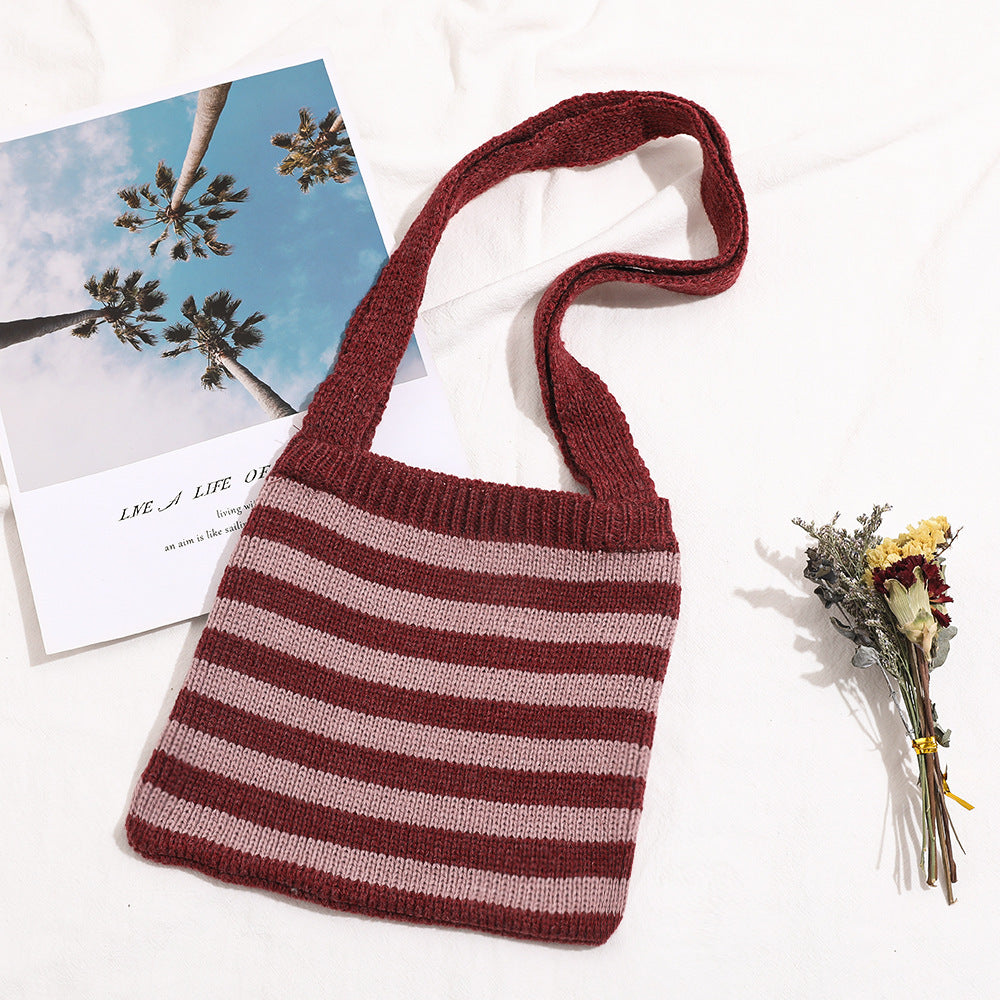 Wool bag girl's messenger bag