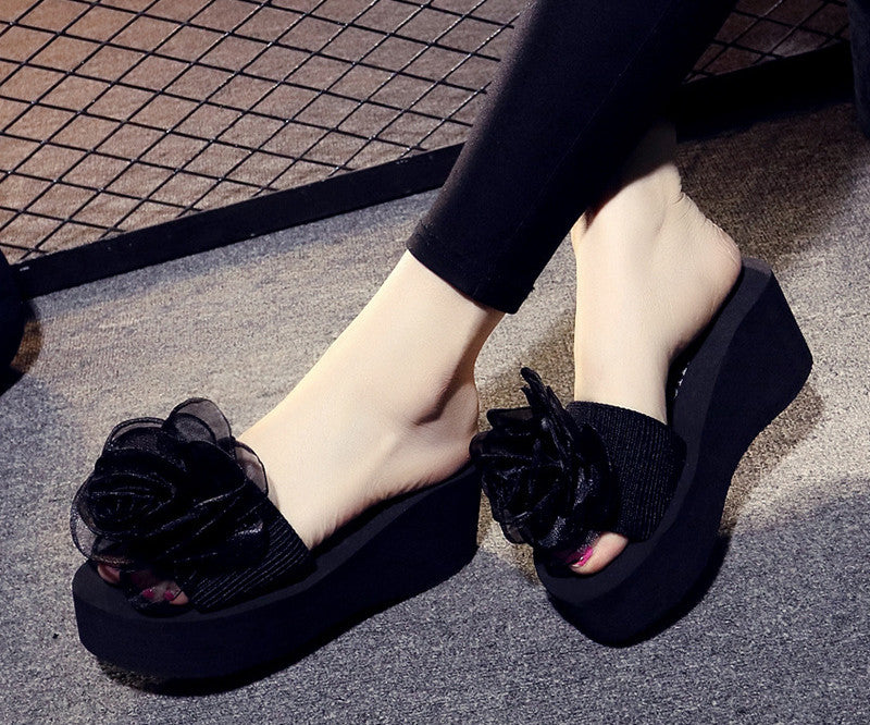 Thick bottom non-slip beach shoes slippers