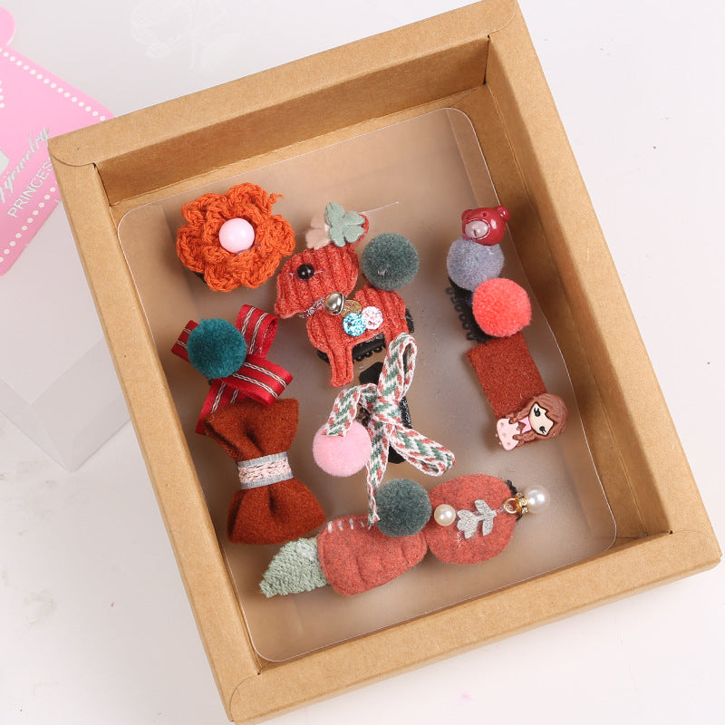 Girl's hairpin 10 piece set
