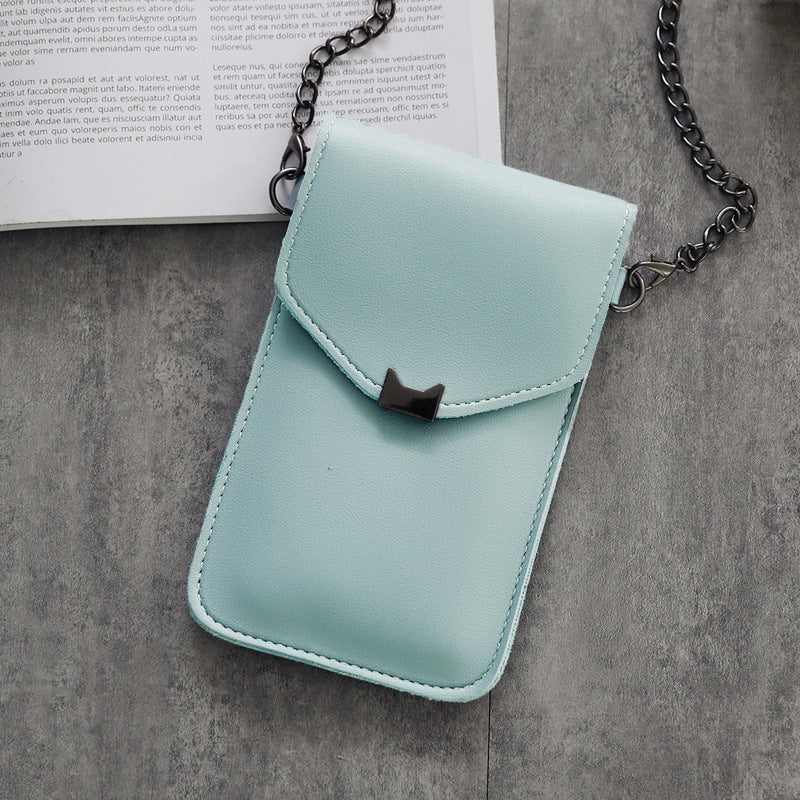 Diagonal mobile phone bag