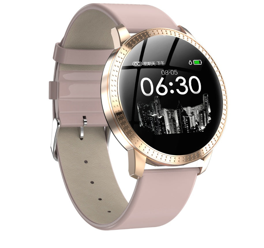 Metal round screen smart bracelet