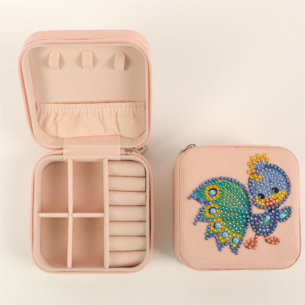 Diamond Painting Jewelry Storage Box Animal Diy Round Diamond 5D