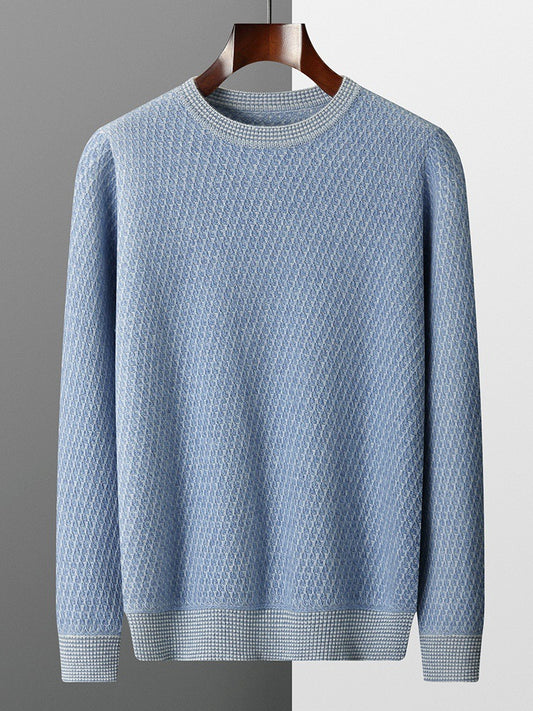 Round-neck Business Casual Fashion Autumn And Winter Long-sleeve Pullover Sweater