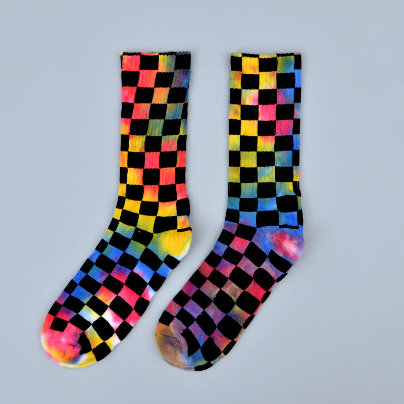 Herre Tie Dye Sokker Svedabsorberende Terry