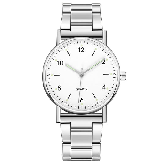 Fashion Luminous Men's Steel Band Quartz Watch