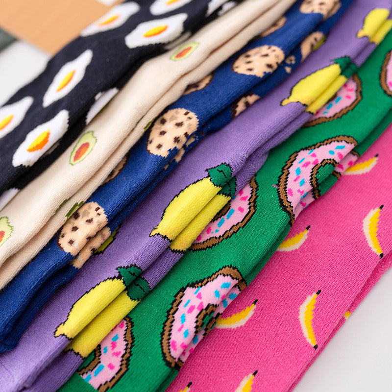 Autumn/winter food series socks