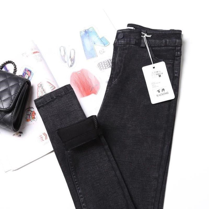 Women's spring and autumn new raw edge leggings