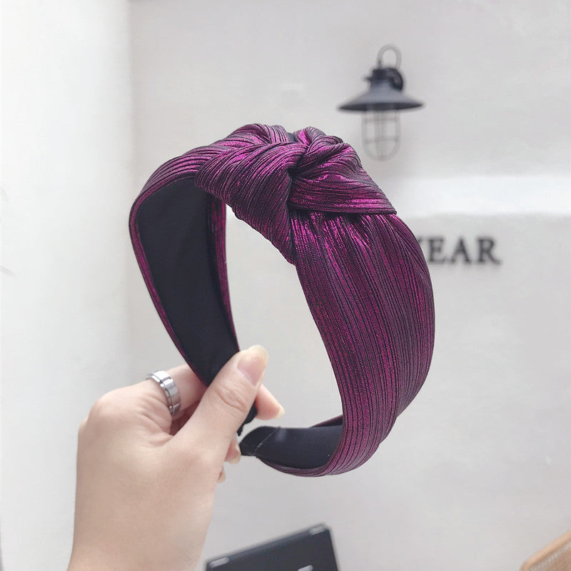Hot stamping fabric headband
