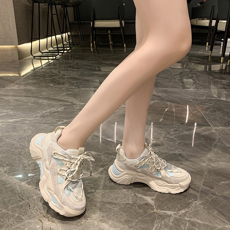Autumn And Winter Schoolgirls' Casual Thick-soled Sneakers