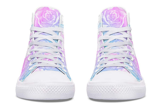 Printed Couple High-top Canvas Shoes