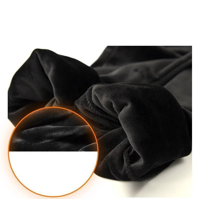 Women Winter Lamb Fur Cashmere Slim Casual Warm  Harem Pants Sweatpants Trousers