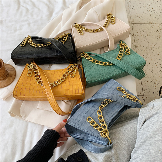 Vintage all-match one-shoulder armpit bag