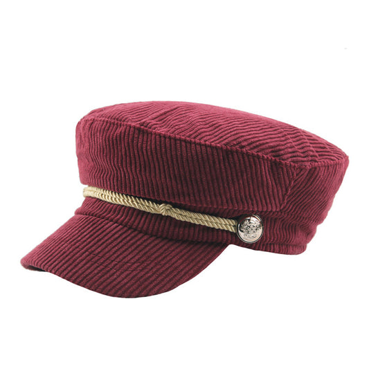 Corduroy Striped Flat Solid Color Simple