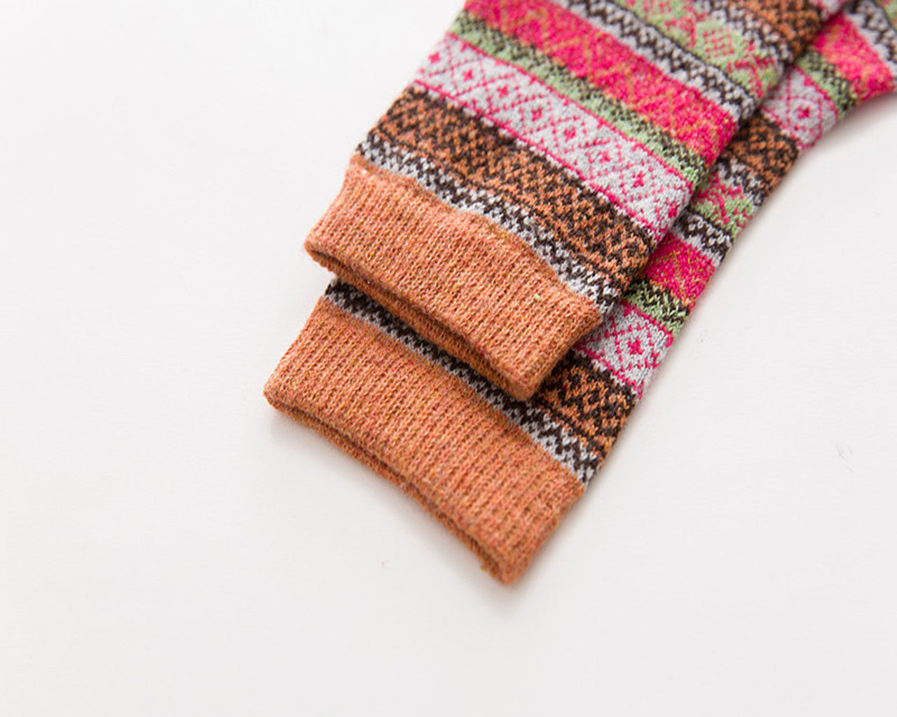 Autumn and Winter Retro National Style Wool Warm Socks