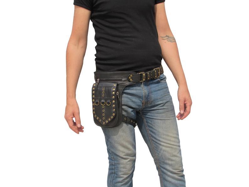 Medieval Punk European And American Retro Belt Satchel