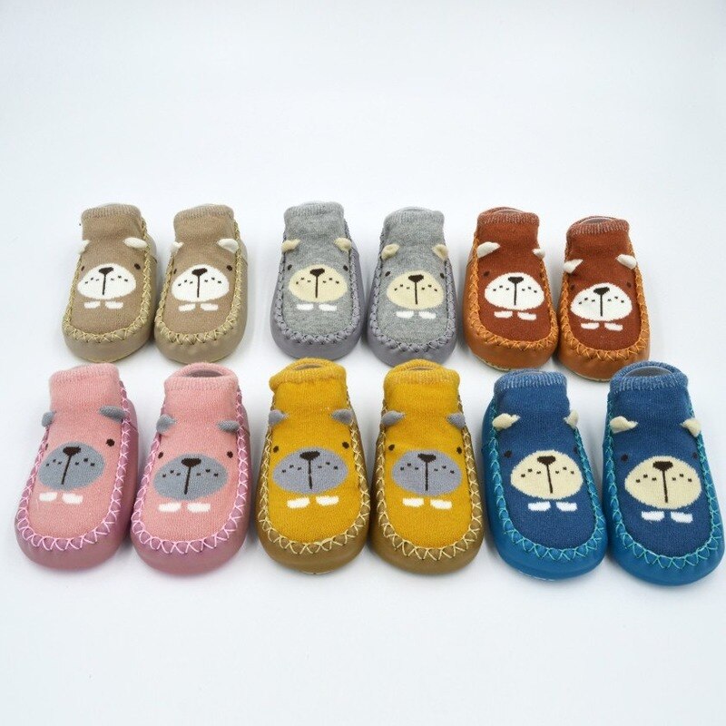 Children's Non-slip Socks And Soft-soled Cotton Shoes
