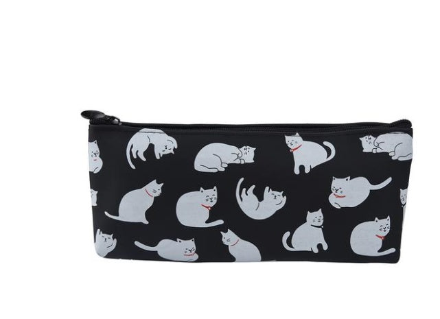 Cat pen bag jelly gel cartoon pencil case pencil case