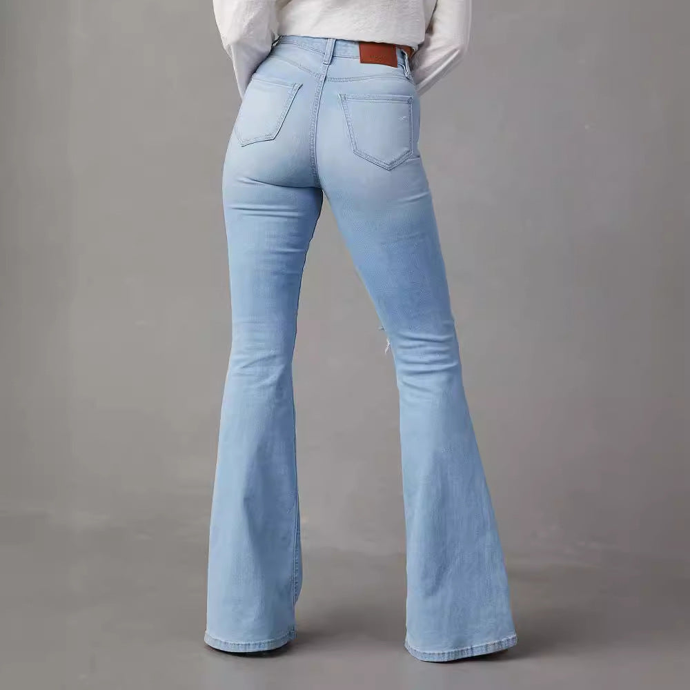 Jeans med vide ben til kvinder: Moderigtige og elegante