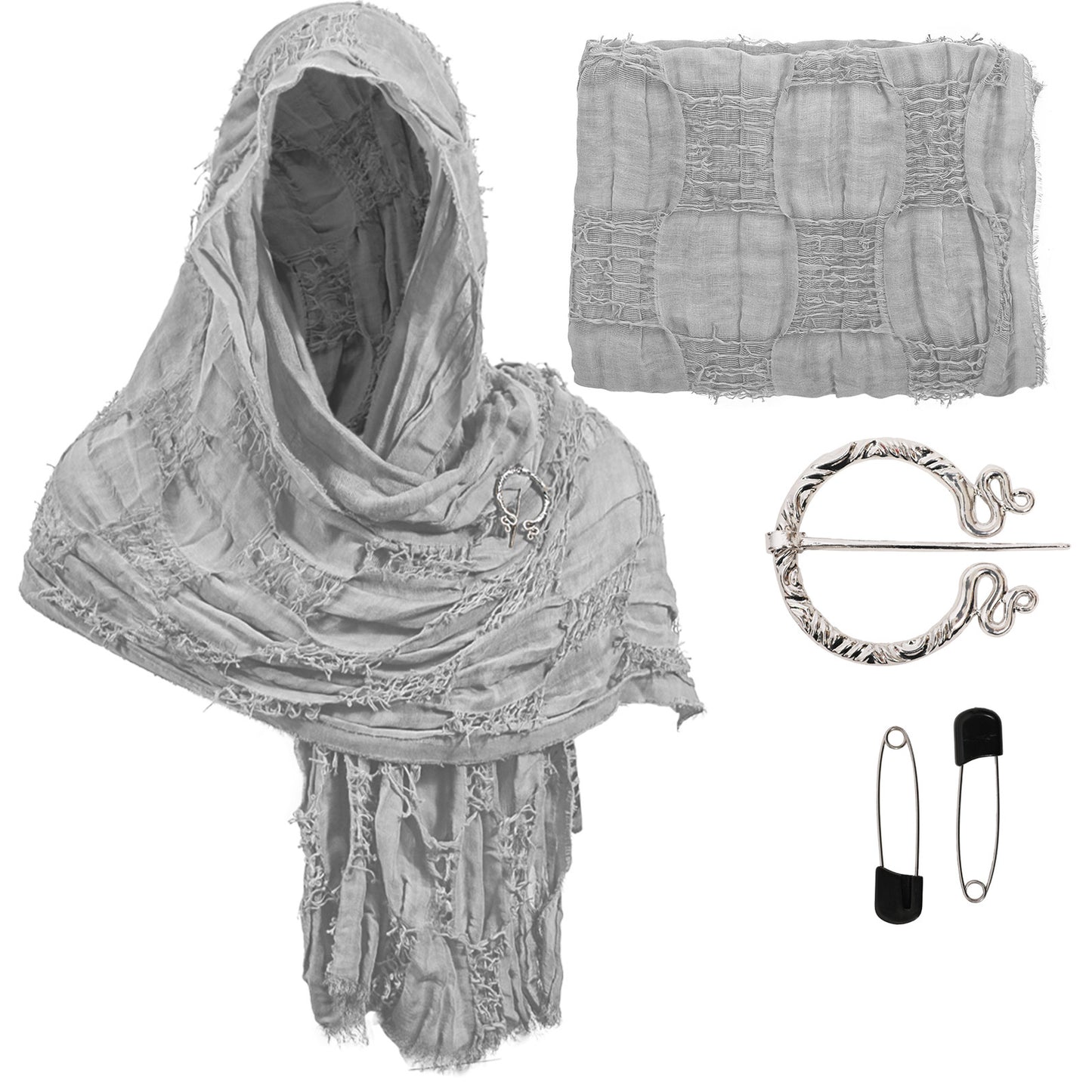 Old Four Seasons Beggar Style Cotton And Linen Shawl