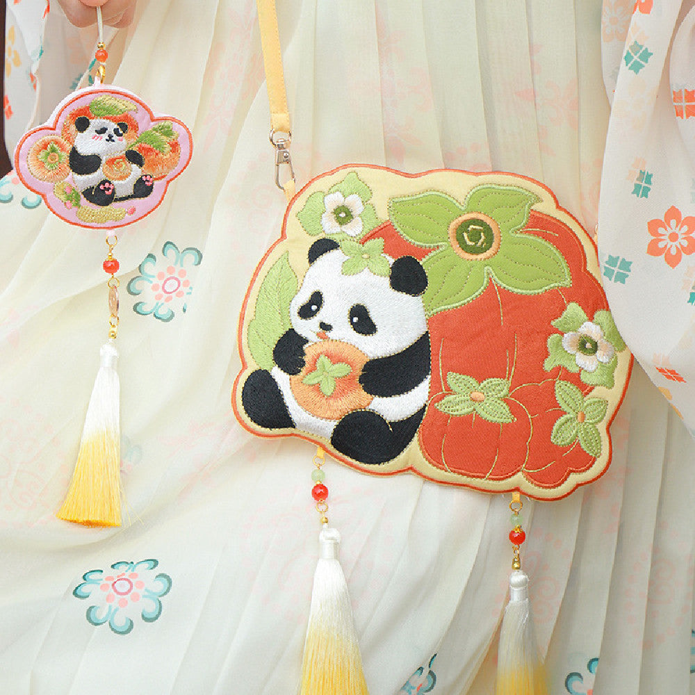 Han Chinese Clothing Bag Antique Style Crossbody Embroidered Crossbody Bag