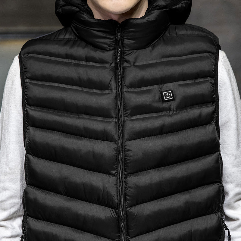 Heating Function Of Men's Casual Coat And Vest