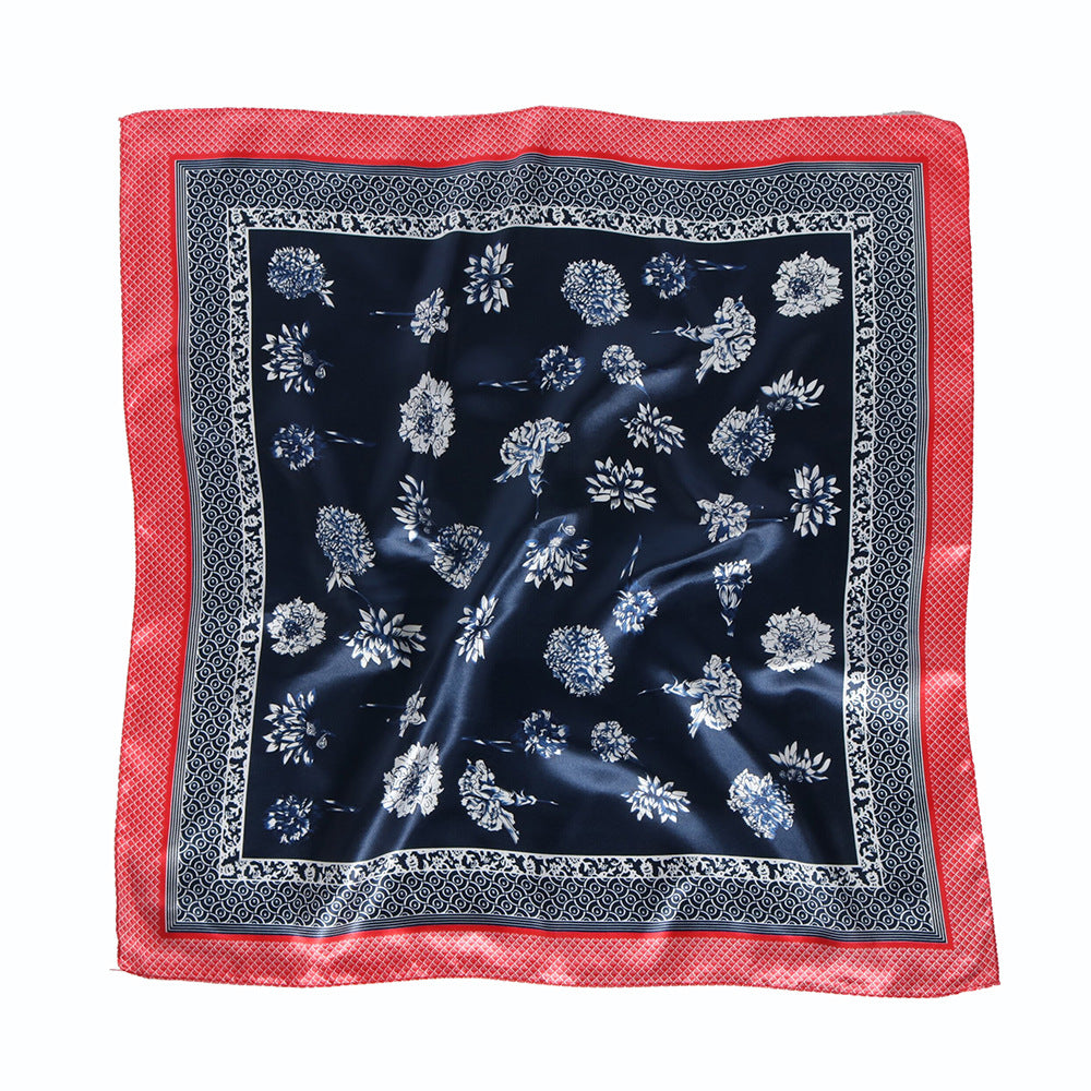 Square Towel Satin Business Work Clothes Small Scarf