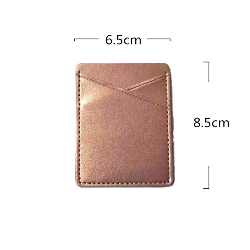 Paste leather card holder
