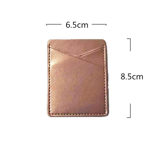 Paste leather card holder