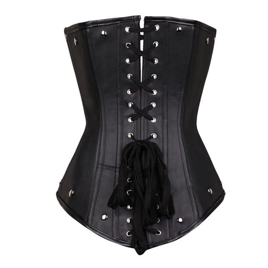 European and American Leather Court Corset