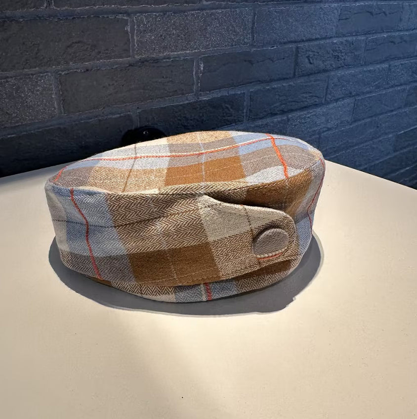 Versatile Dome Hat And Retro Checkered Painter Hat