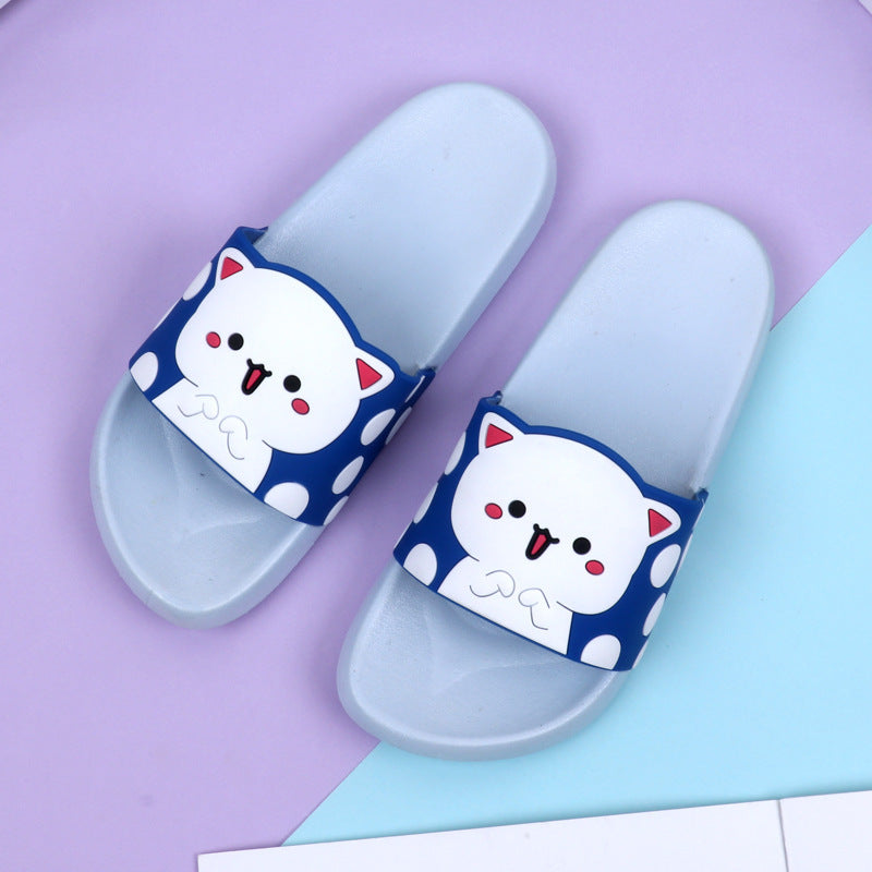 Cat student slippers