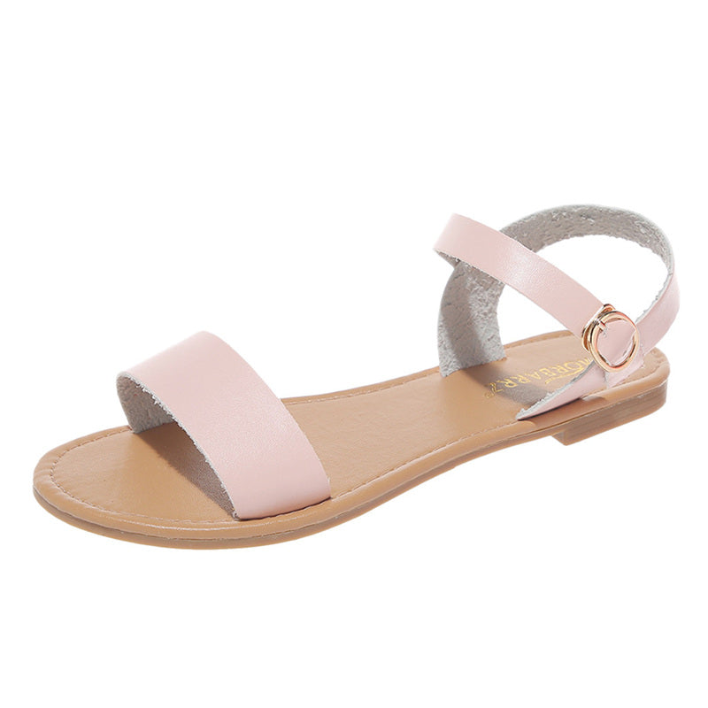 Summer omen shoes Peep Toe flat sandals