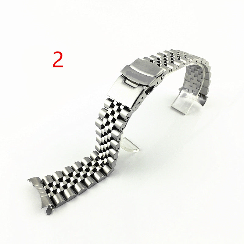 Solid stainless steel strap