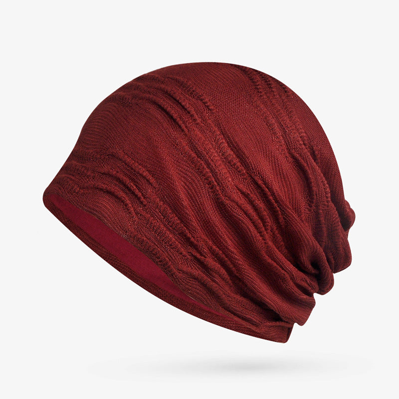 Women's Hollow Breathable Pullover Cap