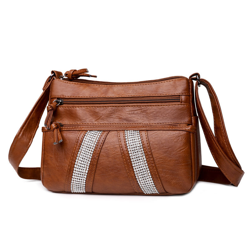 Women's Multi-layer Large Capacity Single Shoulder Messenger Bag