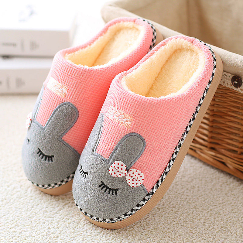 Deerskin Flannel Sole Home Cotton Shoes Japanese Series