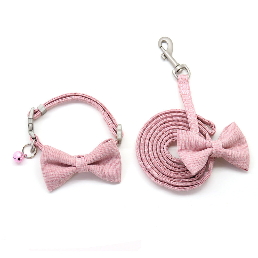 Dog collar leash