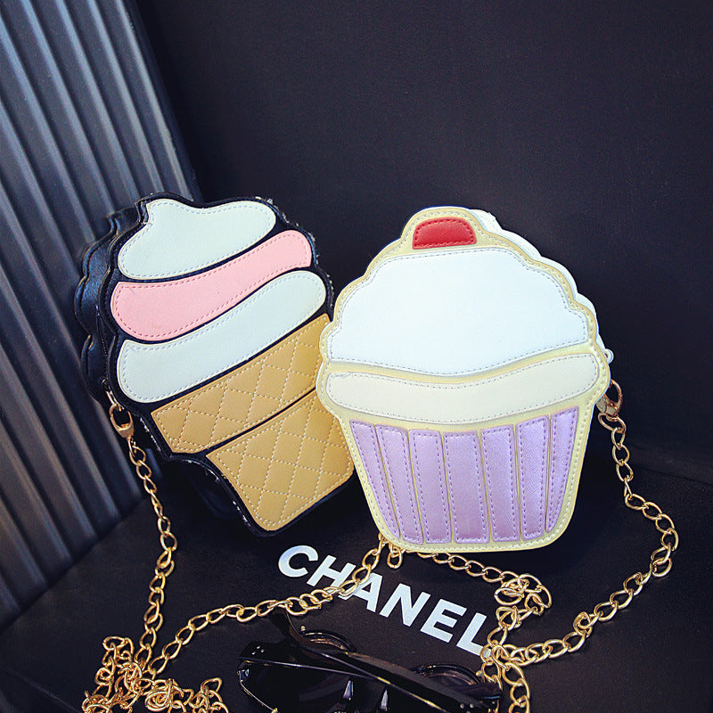 Ice cream cake shoulder bag