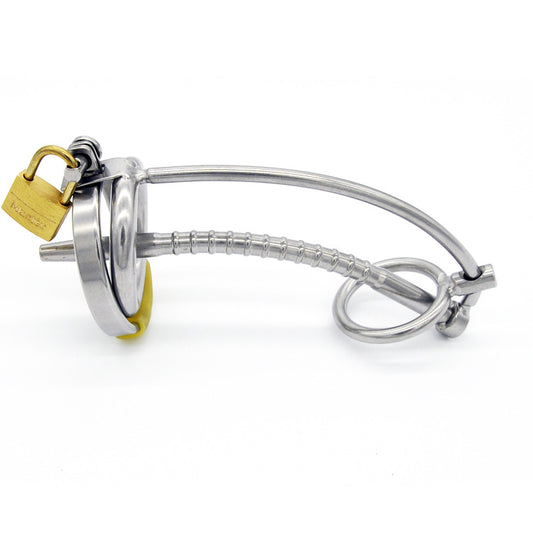 Men's Stainless Steel Metal Chastity Device